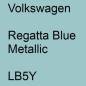 Preview: Volkswagen, Regatta Blue Metallic, LB5Y.